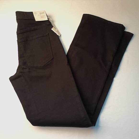 NWT Universal Thread Denim Jeans Size 0/25 High Rise Bootcut No-Fade Black - Picture 1 of 10